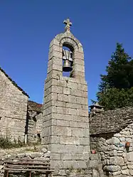 The warning bell of the hamlet of La Fage, in Saint-Etienne-du-Valdonnez
