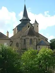 The church in La Celle-Dunoise