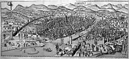 View of Florence by Francesco Rosselli, 1480s