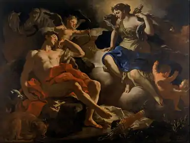 Francesco Solimena  Diana and Endymion  c. 1705–1710