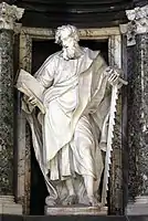 Statue of Saint Simon in the Archbasilica of Saint John Lateran by Francesco Moratti.
