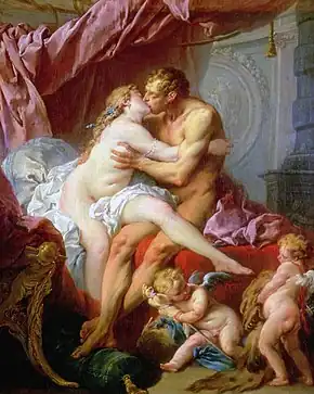 François Boucher. Hercules and Omphale