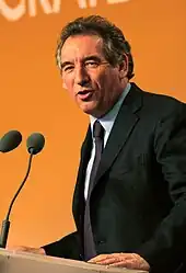 Democratic Movement: François Bayrou, president of MoDem and MP, confirmed his candidacy on 22 August 2011.