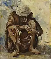 Crouching Moroccan, c. 1858.