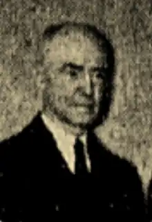 Black and white photo of Sandercock