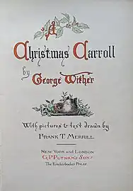A Christmas Carroll (1907), title page