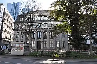 Berenberg's Frankfurt office in Bockenheimer Landstraße 25 in the Banking District