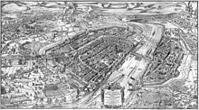 Complete plan of Frankfurt am Main (1552)