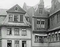 Building facade Hühnermarkt,before destruction 1944