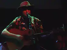 Frankie Lane playing with the Fleadh Cowboys on Bob Dylan's birthday, Dublin, 2011