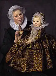 Johan de Graeffs Grandmother Catharina Hooft as a child, by Frans Hals (1619)