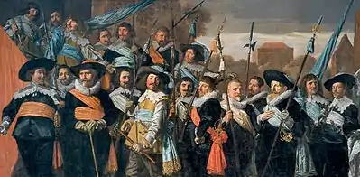 The Officers of the St George Militia Company in 1639, by Frans Hals
