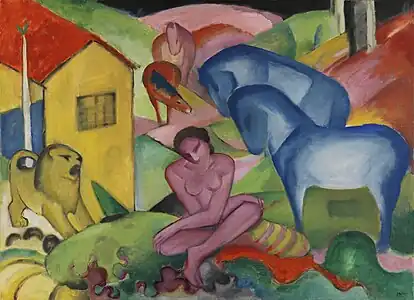 The dream by Franz Marc