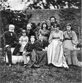 The wives and daughters of Frederick Morris and Edward Burne-Jones in artistic dress, 1874