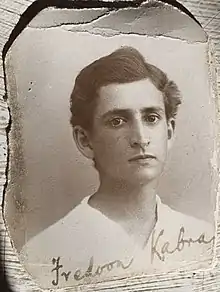 Kabraji in 1918, aged 21