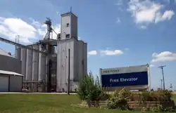 The Tate & Lyle grain elevator complex in Free.