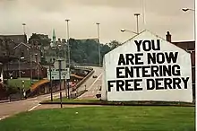 Free Derry Corner in 1984.