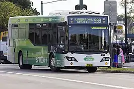 A shuttle bus service in Sydney