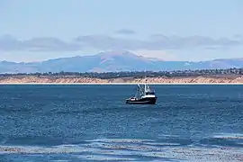 Monterey - Fremont Peak, viewed from the Monterey Bay Aquarium