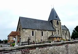 The church in Fresne-l'Archevêque