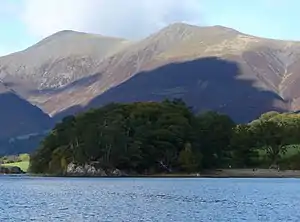 View of beauty spot, Friars' Crag, near Keswick, Cumbria, UK