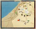 Beeri, From Israel in 14 Pictorial Maps, Kerem Hayesod, 1953