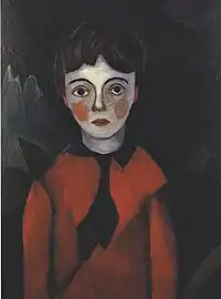 Portrait of Fritzli at age seven