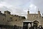 Revetment Wall to South Side of Moat, from Tower Bridge Approach to Middle Tower (qv)