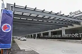 Front area of the Bicol International Airport Terminal Buildling