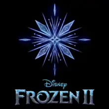 Frozen 2 soundtrack cover showing a four symmetry snowflake crystal