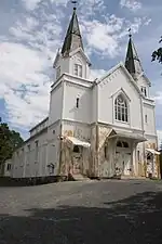 Front of the church