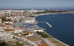 A view from the city of Setúbal, in the central place in the subregion