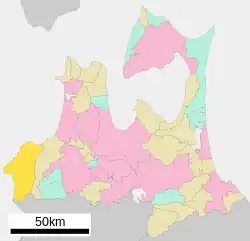 Location of Fukaura