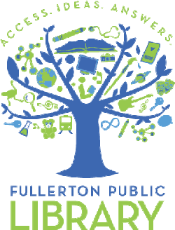 The Fullerton Public Library logo