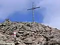 The summit cross on the Furgler