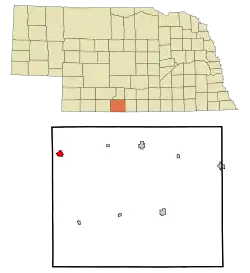 Location of Cambridge, Nebraska