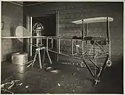 Fuselage of Watson's Partially Constructed Biplane, Follacleugh, Elsternwick, 1916.