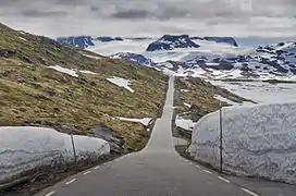 The road on Sognefjellet