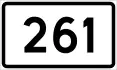 County Road 261 shield