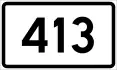 County Road 413 shield