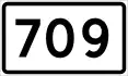 County Road 709 shield