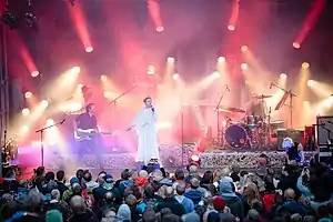 Gåte performing at the Over Oslo festival in 2018