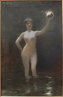 Truth at the Bottom of a Well, study for a painting of 1895, Musée Georges-Garret, Vesoul