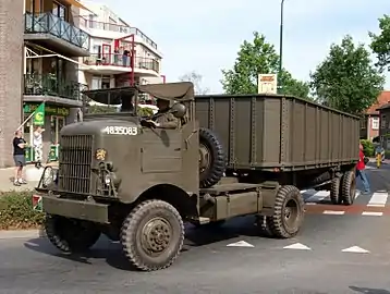 U7144T tractor with trailer