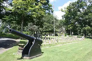 Grand Army of the Republic Cannon and military plot.