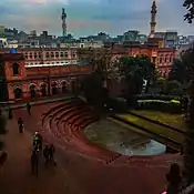 GCU's amphitheatre after rain