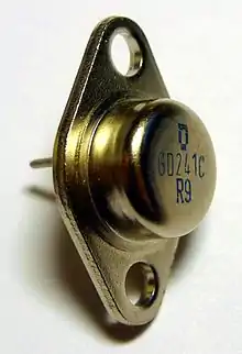 Germanium power transistor GD241 (VEB Mikroelektronik "Anna Seghers" Neuhaus am Rennweg, 1983)