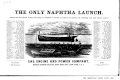Advertisement for naptha-powered launches in the 1891 American Yacht List