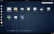 Applications view in GNOME Shell 3