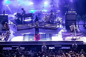 Awolnation performing in 2018